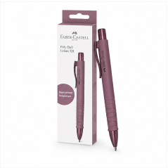 Faber-Castell Poly Ball Urban XB burdeos - lot de 5