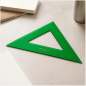 Faber-Castell 25 cm Technical Set Square Green - pack of 5