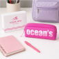 Oceans Wave California trousse fuchsia à 1 fermeture éclair