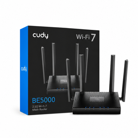 Cudy BE5000 Routeur Wi-Fi 7 maillé 2,5G