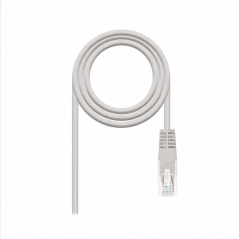 Câble réseau RJ45 Cat.6 UTP AWG24 gris, 10 m