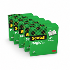 Scotch Magic Invisible Tape 19 mm x 33 m, 6-Pack