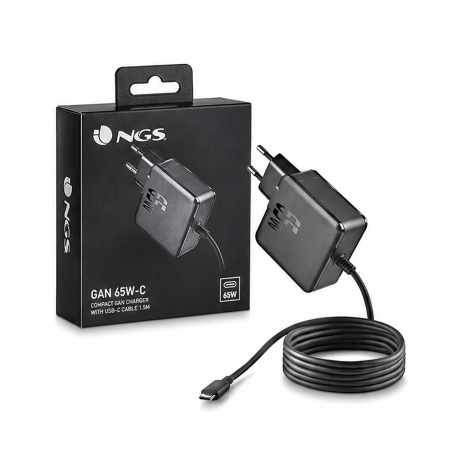 NGS GAN 65W-C Chargeur mural USB-C 65W
