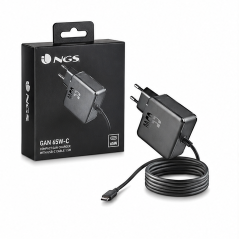 NGS GAN 65W-C Chargeur mural USB-C 65W