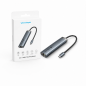 Vention 6-in-1 USB-C Docking Station, HDMI, RJ45, 100W PD, 0.15 m, Gray