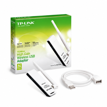 TP-Link TL-WN722N Adaptateur USB Wi‑Fi 150 Mbps