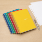 Enri Plus folio spiral notebook, 1 line, 80 sheets, 60 gsm, with margin - pack of 5 Enri Plus folio spiral notebook, 1 line, 80 sheets, 60 gsm, with margin - pack of 5
