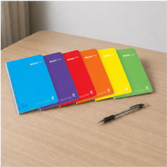 Enri Plus Cahier spirale folio 80 feuilles 90 g - lot de 5