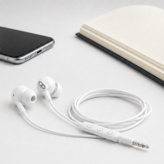 Vention Echo Lite White Wired Earphones 3.5 mm
