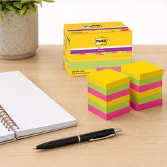 Post-it Super Sticky Carnival 12 blocs 47,6 mm