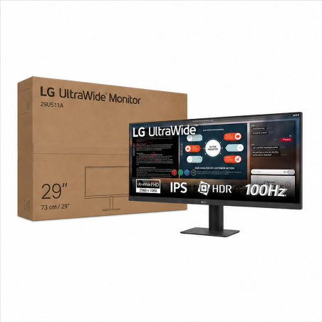 LG UltraWide 29U511A-B 29 pouces IPS WFHD 100 Hz