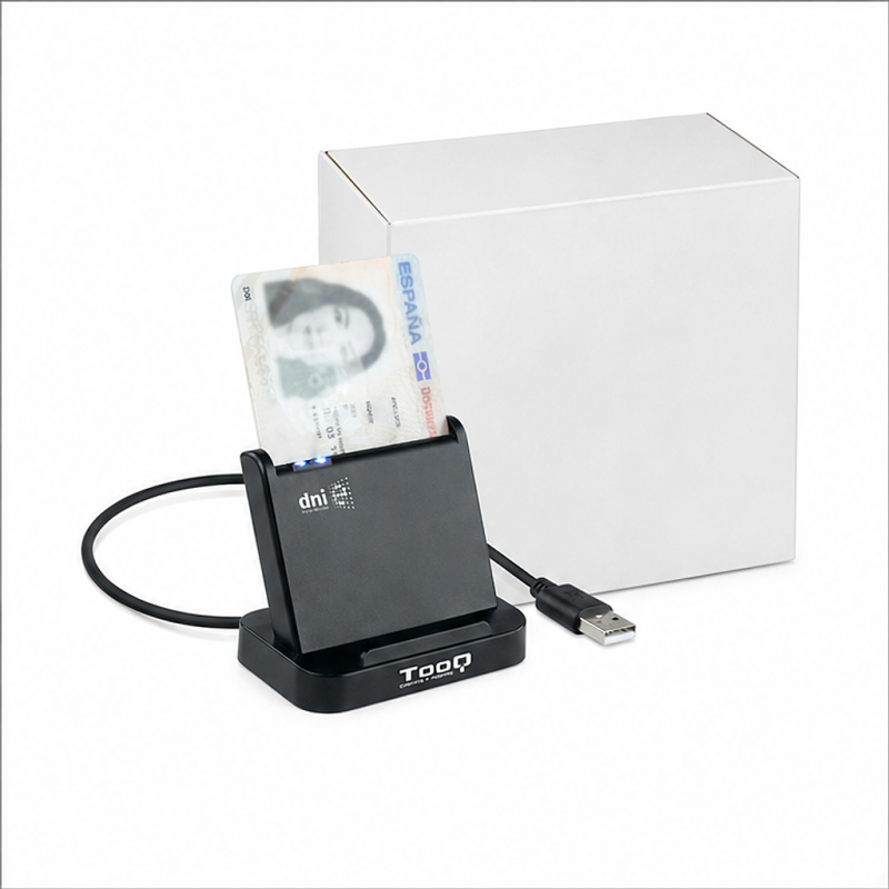 Tooq DNIe VISION Smart Card Reader USB 2.0 Black