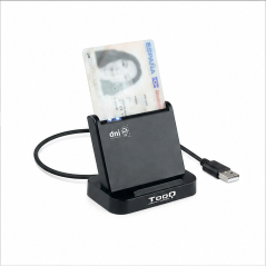 Tooq Lecteur de cartes intelligentes DNIe VISION USB 2.0 noir
