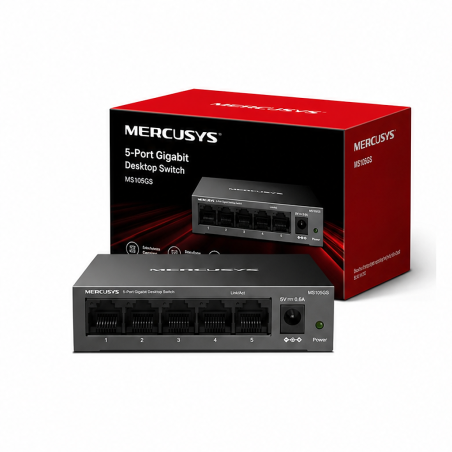 Mercusys MS105GS Switch Gigabit 5 ports compact