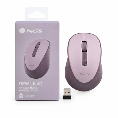 Souris sans fil NGS Dew Lilac 2,4 GHz 1600 DPI