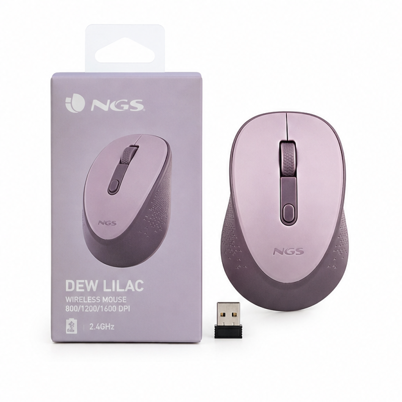 Souris sans fil NGS Dew Lilac
