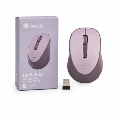 Souris sans fil NGS Dew Lilac 2,4 GHz 1600 DPI