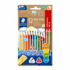 Staedtler Noris jumbo 128 crayons de couleur 12 pcs