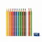 Staedtler Noris jumbo 128 crayons de couleur triangulaires, 12 pièces