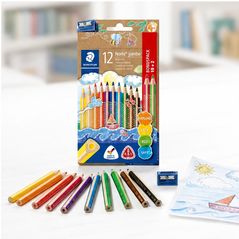 Staedtler Noris jumbo 128 crayons de couleur 12 pcs