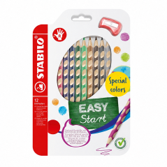 STABILO EASYcolors 12 crayons ergonomiques droitier