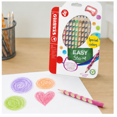 STABILO EASYcolors 12 crayons ergonomiques droitier