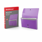 ErichKrause Matt Vivid 12-pocket file organizer, check size, assorted colors - pack of 4 ErichKrause Matt Vivid 12-pocket file organizer, check size, assorted colors - pack of 4