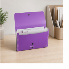 ErichKrause Matt Vivid 12-pocket file organizer - pack of 4
