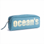 Oceans Wave California 1-Zip Pencil Case Blue