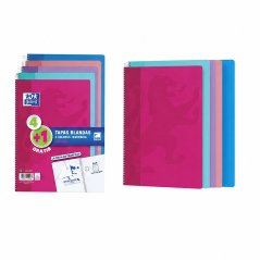 Oxford Folio 4x4 mm spiral notebooks pack 4+1