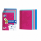 Oxford Pack 4+1 cahiers à spirale Folio quadrillé 4x4 mm, 80 feuilles, couverture souple
