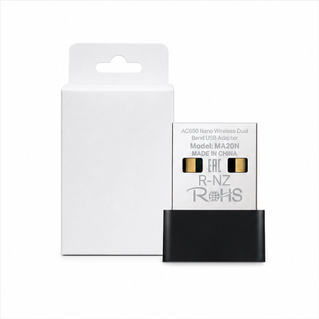 Mercusys MA20N : adaptateur USB Wi‑Fi AC650