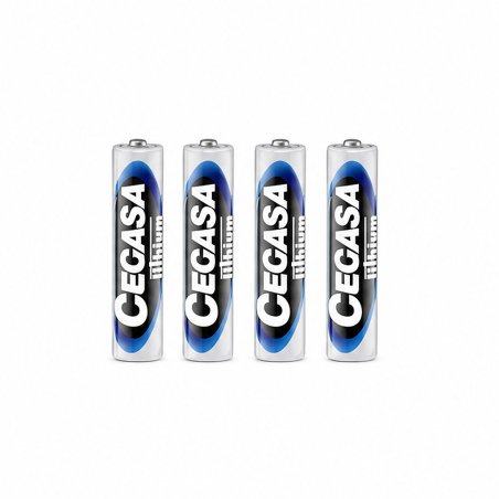 Cegasa Lithium Pack de 4 piles AAA LR03 1,5 V
