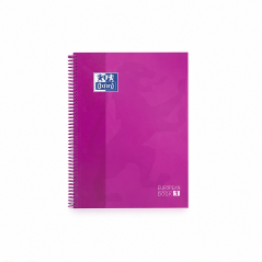 Oxford Europeanbook 1 A4+ squared fuchsia notebook