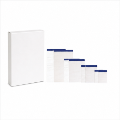 Enri bloc-notes A7 4x4 80 feuilles – lot de 10