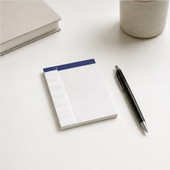 Enri bloc-notes A7 4x4 80 feuilles – lot de 10