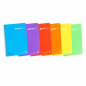 Enri Plus Cahier spirale quarto ligné 3,5 avec marge – lot de 5