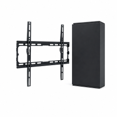 Support mural fixe Tooq TV 32"-70" 45 kg noir