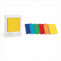 Enri Plus folio spiral notebook, 80 sheets, 60 gsm