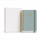 Agenda scolaire premium Dohe A6 jour par page vert