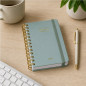 Agenda scolaire premium Dohe A6 jour par page vert