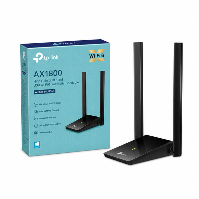TP-Link Archer T4U Plus Adaptateur USB Wi‑Fi AC1300 à double antenne