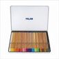 Boîte métallique de 24 crayons de couleur Milan, mine épaisse 3,5 mm