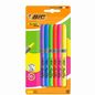 BIC Highlighter Grip, 6 surligneurs fluo assortis