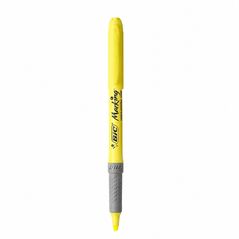 BIC Highlighter Grip, 6 surligneurs fluo assortis