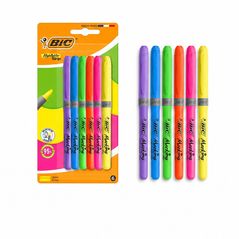 BIC Highlighter Grip 6-Pack Assorted Highlighters