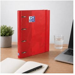 Oxford Europeanbinder Classic A4+ rouge avec recueil