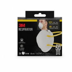 3M 8710E FFP1 sans valve, pack de 3
