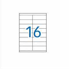 Multi3 105 x 35 mm white labels, 1,600 pack