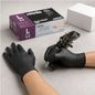 Santex Flash Black black nitrile gloves size L, 100 pack